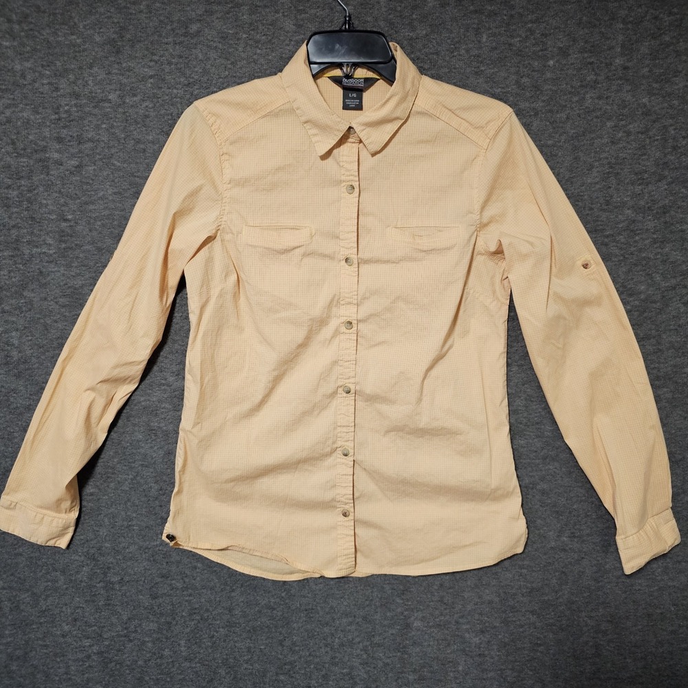 Outdoor Research Rumi Long‎ Sleeve Shirt, Maize Orange, Women's Large